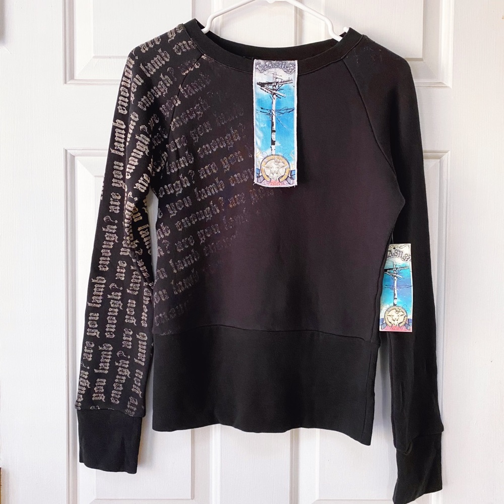 L.A.M.B. Are You Lamb Enough Fade Sweatshirt Small